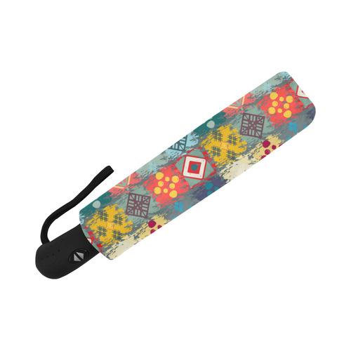 Ethnic Tribal Art Boho Auto-Foldable Umbrella (Model U04)