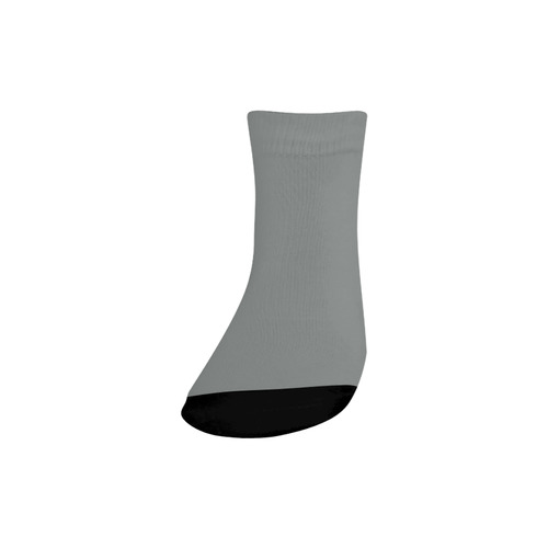 Neutral Gray Quarter Socks
