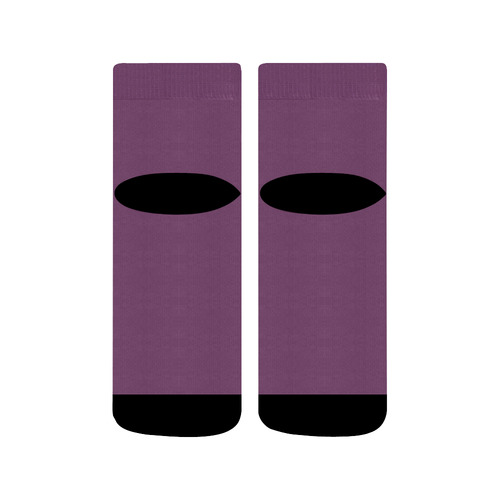 Wood Violet Quarter Socks