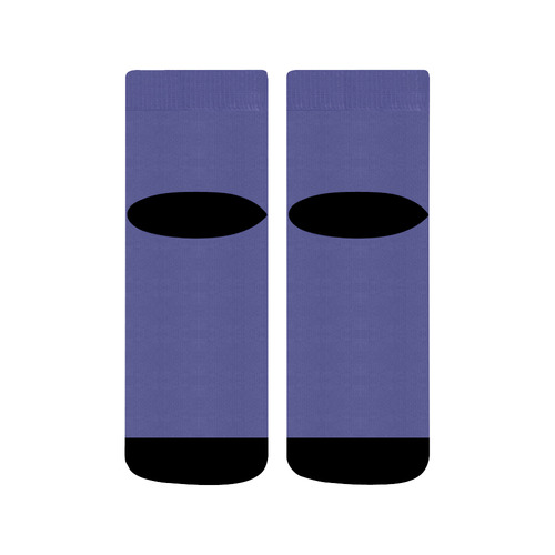Blue Iris Quarter Socks