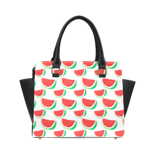 Watermelon Summer Fruit Pattern Classic Shoulder Handbag (Model 1653)
