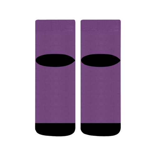 Bright Violet Quarter Socks