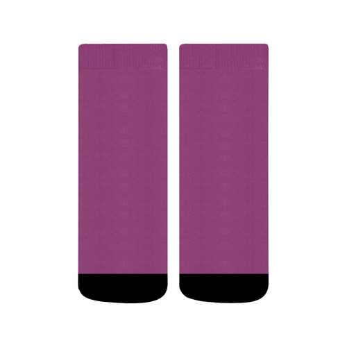 Vivid Viola Quarter Socks