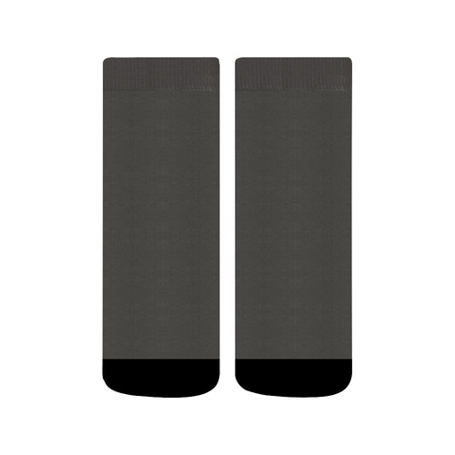 Black Ink Quarter Socks