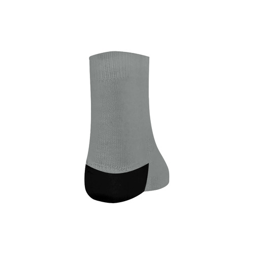 Neutral Gray Quarter Socks
