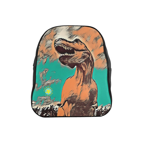 DINO BY CRASSCO KIDS School Backpack (Model 1601)(Small)