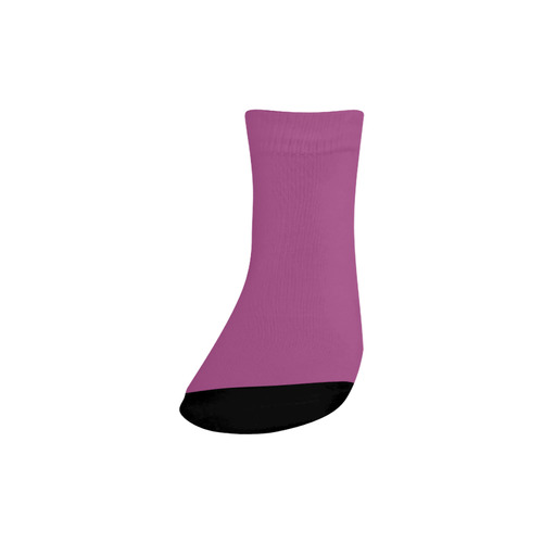 Purple Orchid Quarter Socks