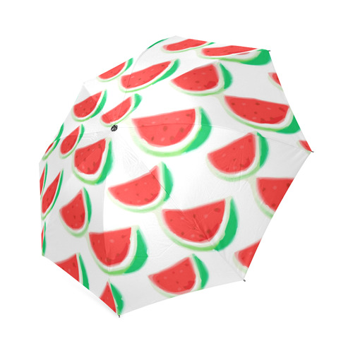 Watermelon Summer Fruit Pattern Foldable Umbrella (Model U01)