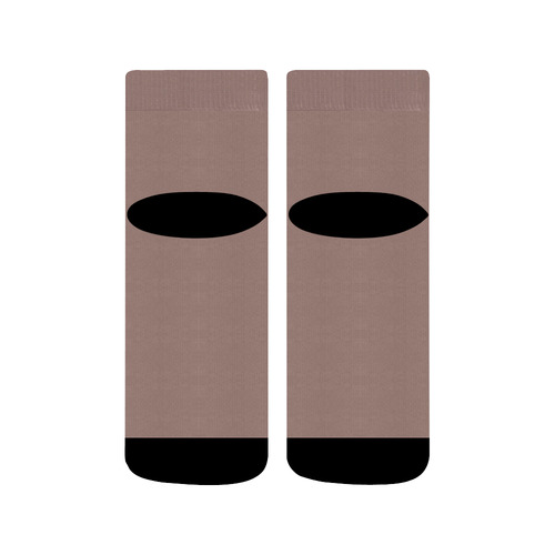 Desert Taupe Quarter Socks