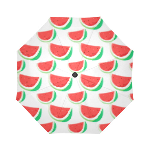Watermelon Summer Fruit Pattern Auto-Foldable Umbrella (Model U04)