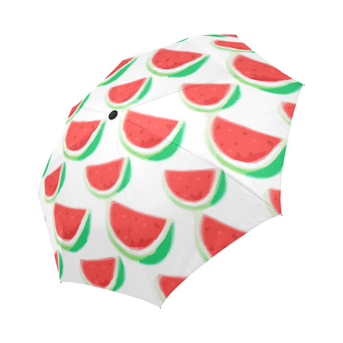 Watermelon Summer Fruit Pattern Auto-Foldable Umbrella (Model U04)