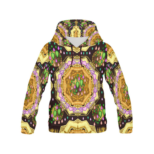 Raining love peace over  creation of life All Over Print Hoodie for Women (USA Size) (Model H13)