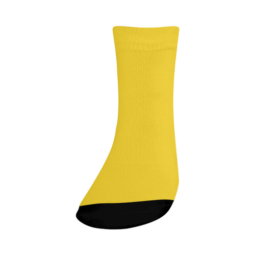 Vibrant Yellow Crew Socks