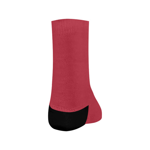 Scarlet Crew Socks