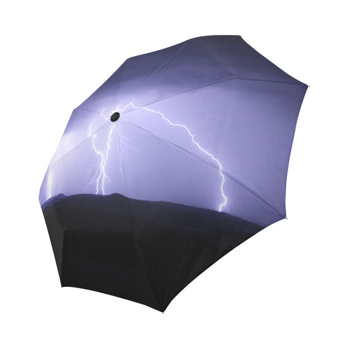 purple wrath Auto-Foldable Umbrella (Model U04)