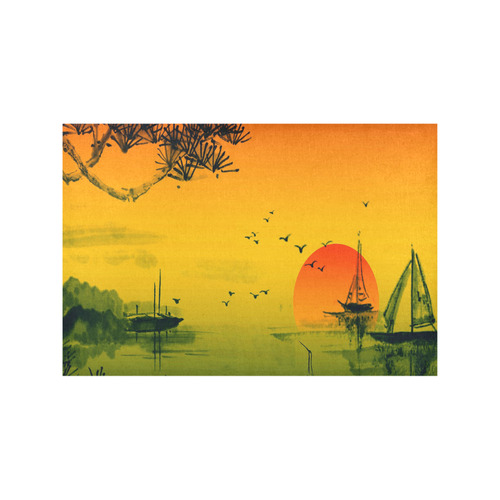 Sunset Orient Escape Placemat 12’’ x 18’’ (Set of 6)