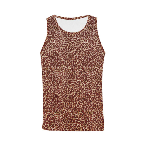 Leopard All Over Print Tank Top for Men (Model T43)