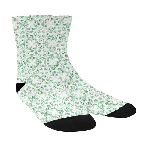 Shadows of Green Crew Socks