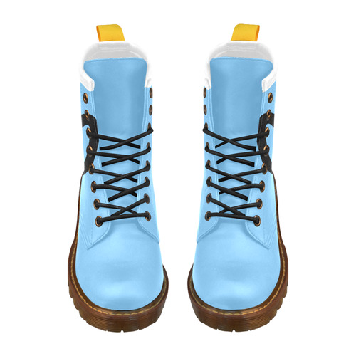 Blue JT Boots High Grade PU Leather Martin Boots For Women Model 402H