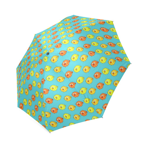 Fish Pattern Foldable Umbrella (Model U01)