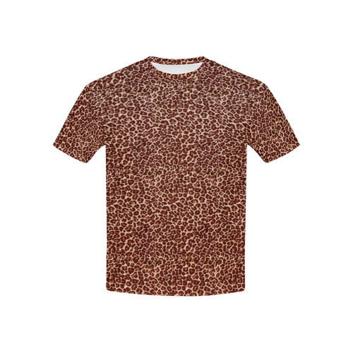 Leopard Kids' All Over Print T-shirt (USA Size) (Model T40)