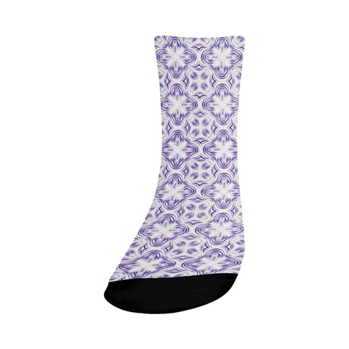 Shadows of Purple Crew Socks