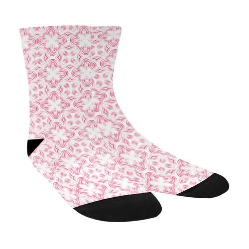 Shadows of Pink Crew Socks