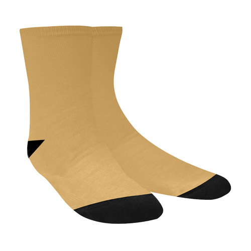 Bright Gold Crew Socks
