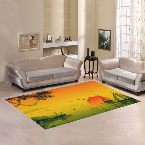 Sunset Orient Escape Area Rug7'x5'