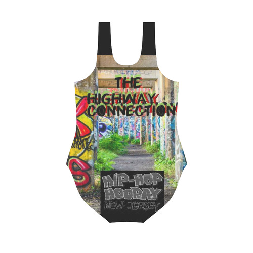 TheHighwayConnection Swimsuit Vest One Piece Swimsuit (Model S04)