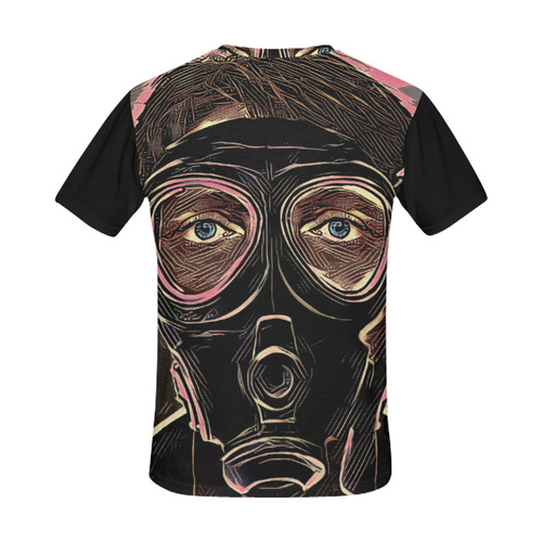 INFERNO MASK All Over Print T-Shirt for Men (USA Size) (Model T40)