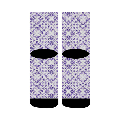 Shadows of Purple Crew Socks