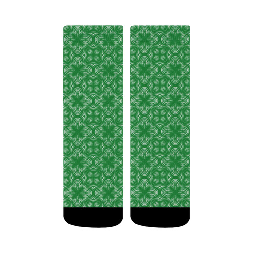 Green Shadows Crew Socks