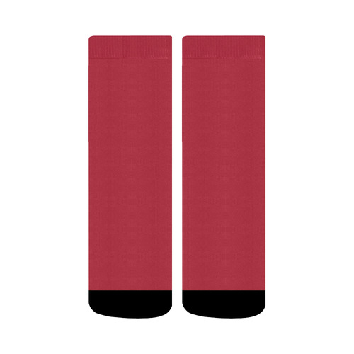 Scarlet Crew Socks