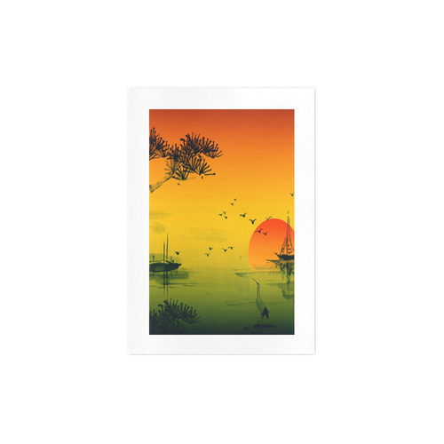 Sunset Orient Escape Art Print 7‘’x10‘’