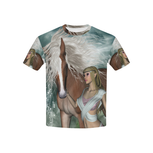 Wonderful fairy with horse