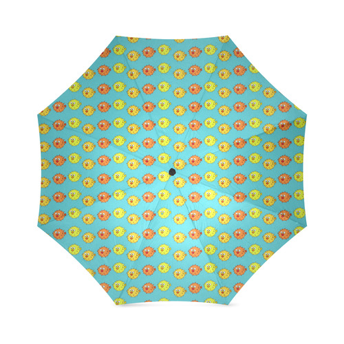 Fish Pattern Foldable Umbrella (Model U01)