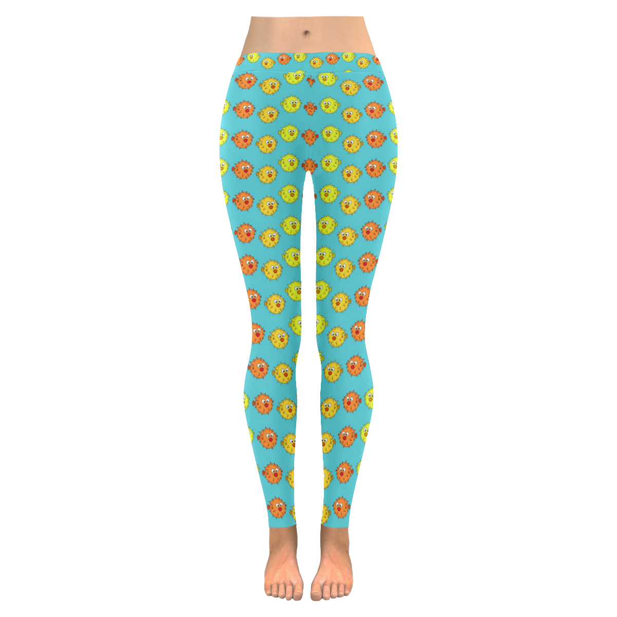 Goldfish Print Pattern Women Leggings