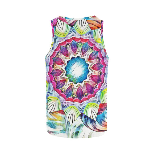 Sunshine Feeling Mandala All Over Print Tank Top for Women (Model T43)