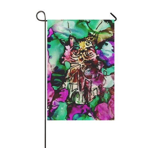 meow flag Garden Flag 12‘’x18‘’（Without Flagpole）