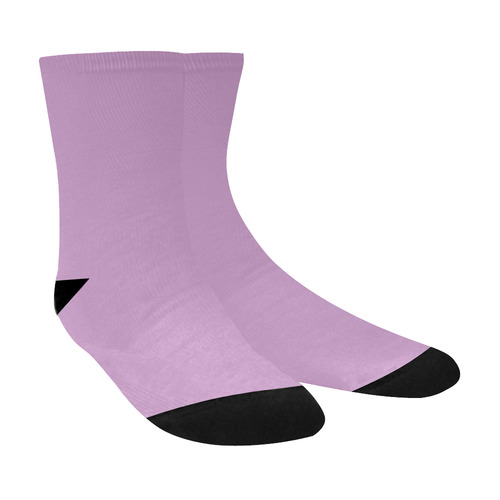 Violet Tulle Crew Socks