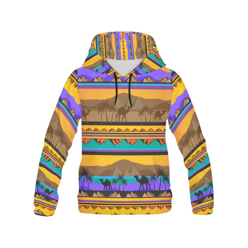 Desert Camel Hoodie All Over Print Hoodie for Men (USA Size) (Model H13)