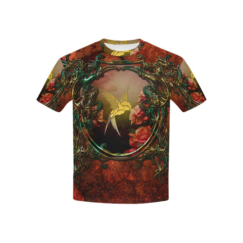Golden bird Kids' All Over Print T-shirt (USA Size) (Model T40)