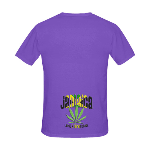 JAMAICA CANNABIS - MIRACLE POOL All Over Print T-Shirt for Men (USA Size) (Model T40)