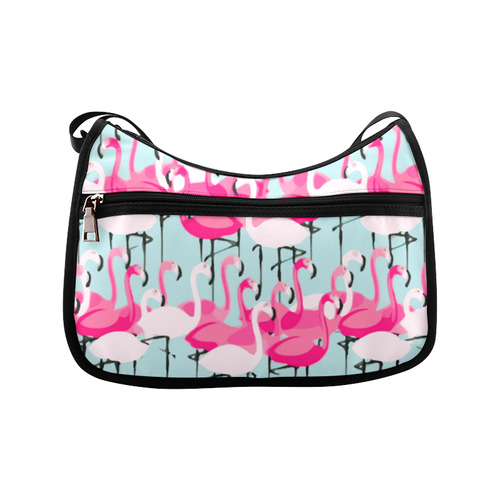 Pink Flamingo Pink Flamingos Crossbody Bags (Model 1616)