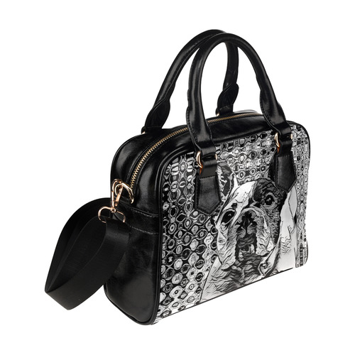 FRENCH BULLDOG BY CRASSCO Shoulder Handbag (Model 1634)