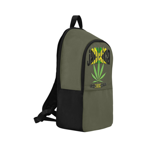 JAMAICA CANNABIS Fabric Backpack for Adult (Model 1659)