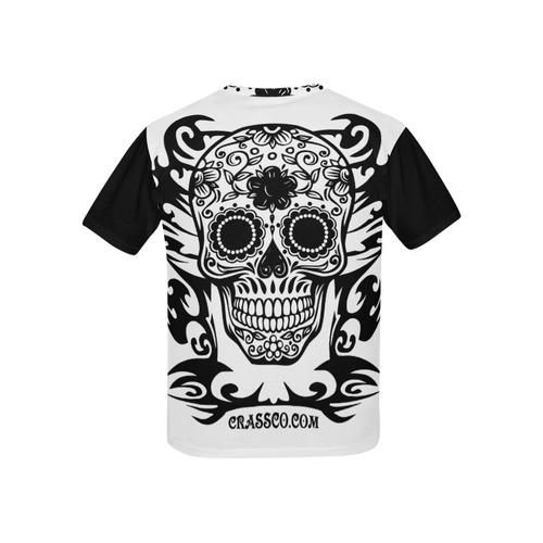 FUNNY SKULL FOR COOL BOYS Kids' All Over Print T-shirt (USA Size) (Model T40)
