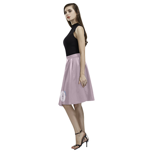 Protection- transcendental love by Sitre haim Melete Pleated Midi Skirt (Model D15)
