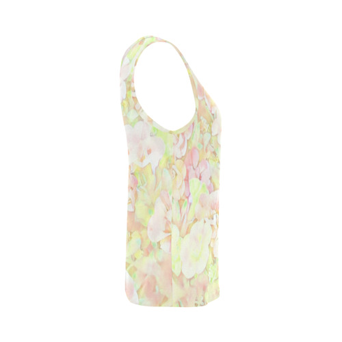 Lovely Floral 36C by FeelGood All Over Print Tank Top for Women (Model T43)